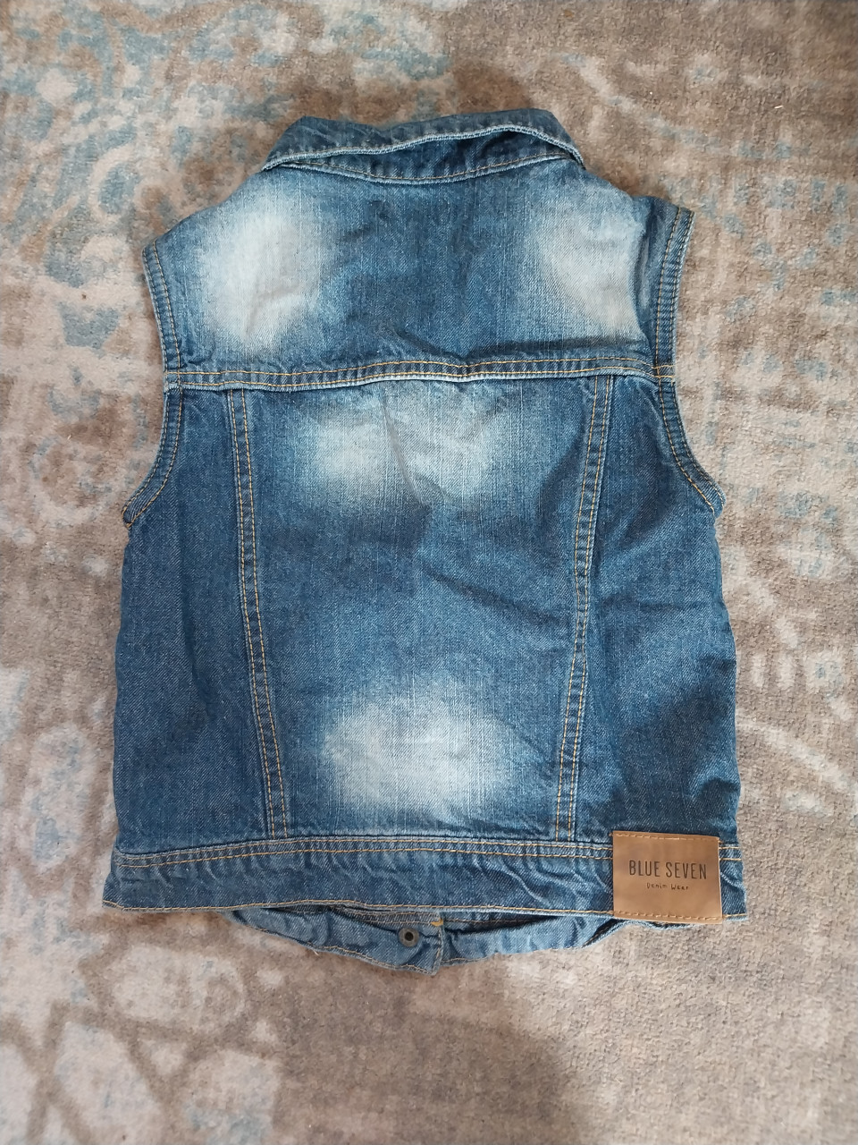 Meisjes gilet spijkerstof maat 128