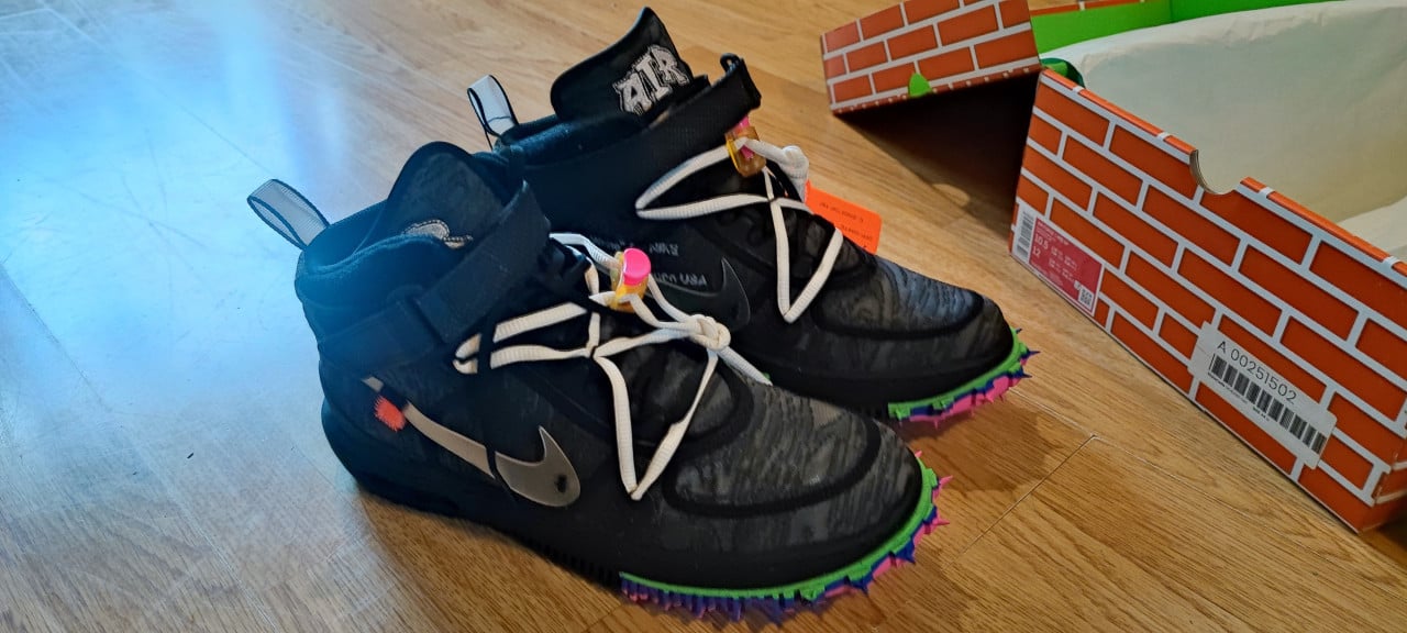 Nike Air lunar force off white / black edition