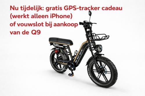 Vanaf morgen 7 Maart in de showroom De OUXI Q9 Fatbike