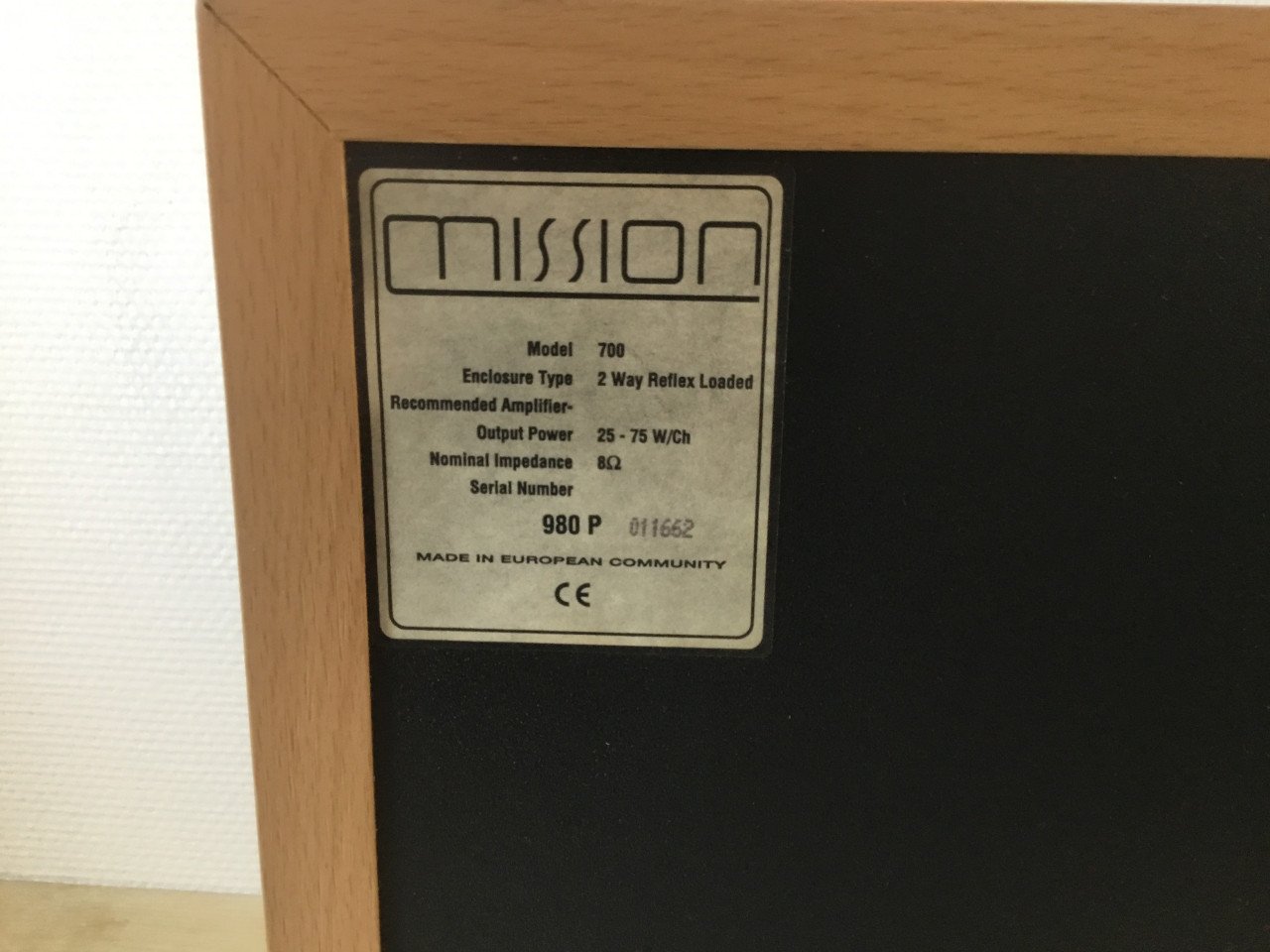 Luidsprekers Mission 700 te koop