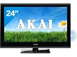 Akai 22 inch.( 61 cm ) LCD TV, type ALED24024T,  geheel compleet
