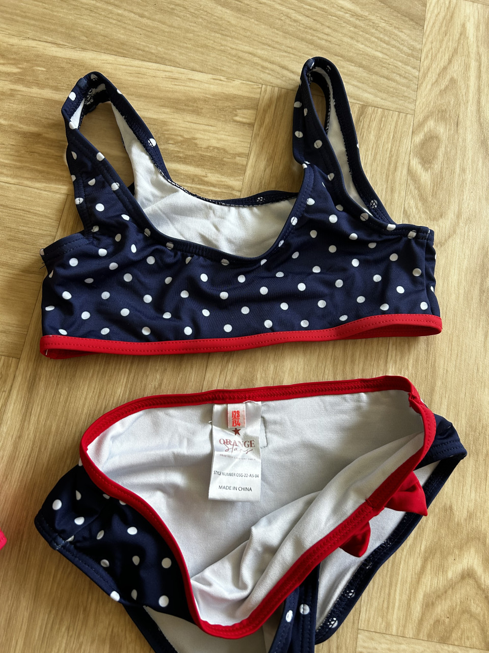 2x bikini meisjes, maat 128-134