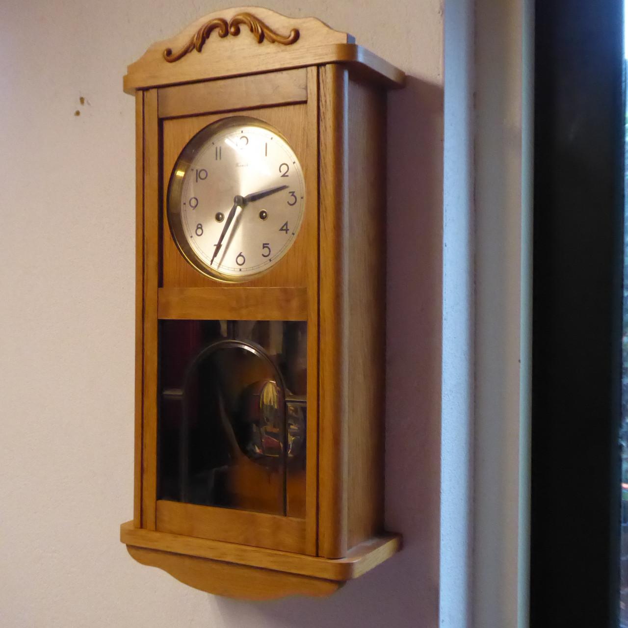 Warmink wandklok met slinger