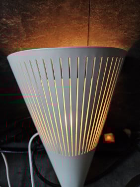Originele jaren 90 vintage ikea klyka wandlamp in gebroken wit...