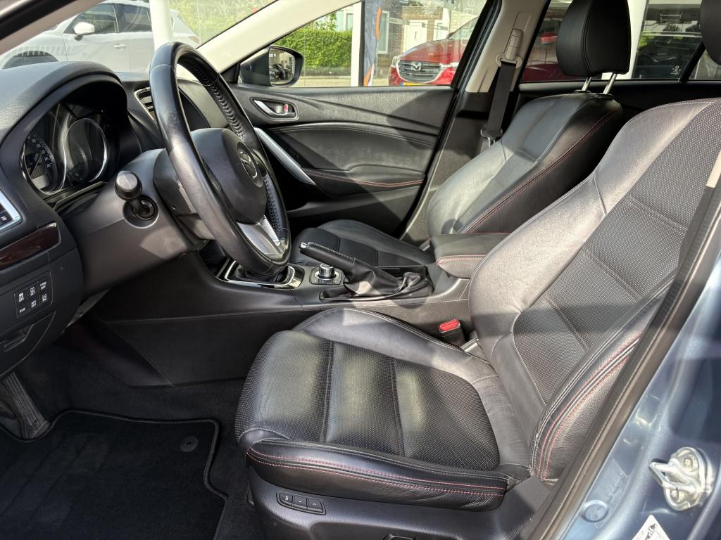 Mazda 6 sportbreak 2.0 hp gt-m trekhaak leren bekleding