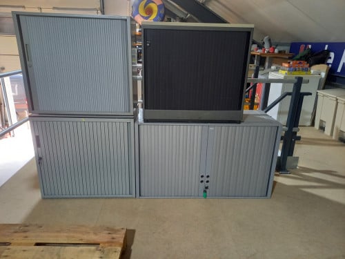 Roldeurkast metalen ladeblok