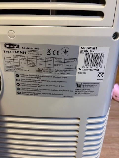 Mobiele airco Delonghi