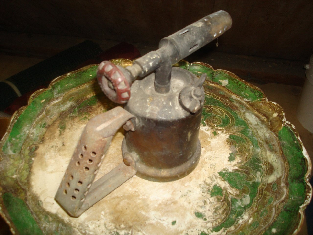 Koperen brander
