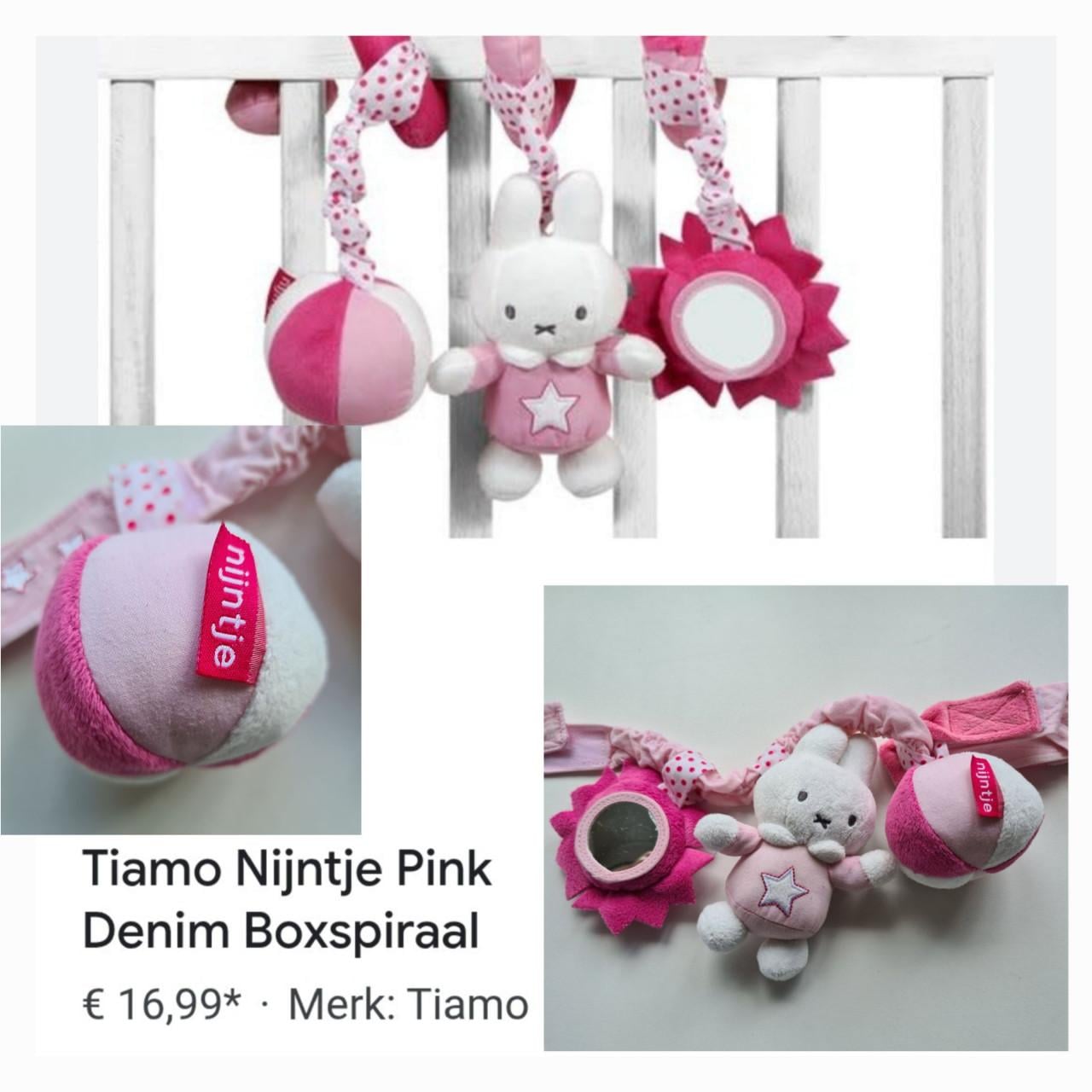 Nijntje Pink Denim Boxspiraal, activiteiten speeltje Tiamo