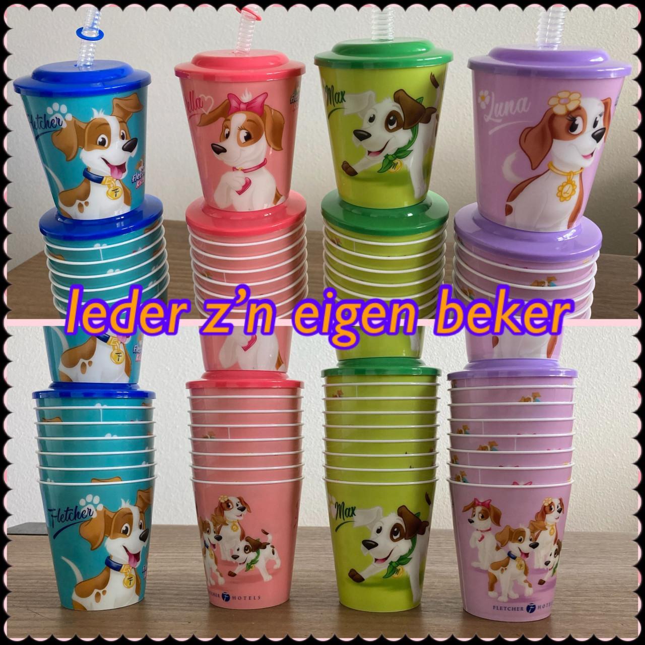 Drinkbekers met rietje