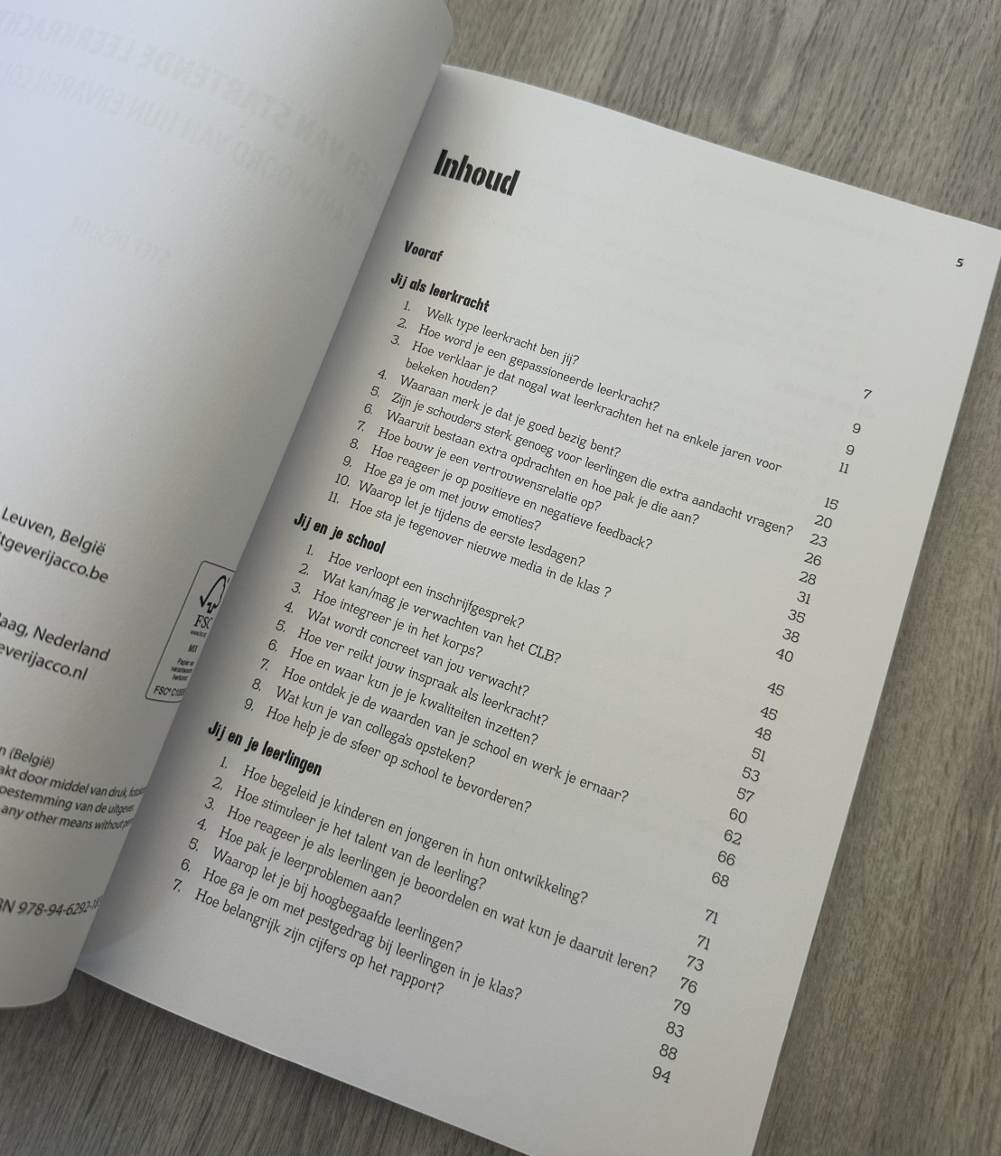 Boek Startende leerkrachten