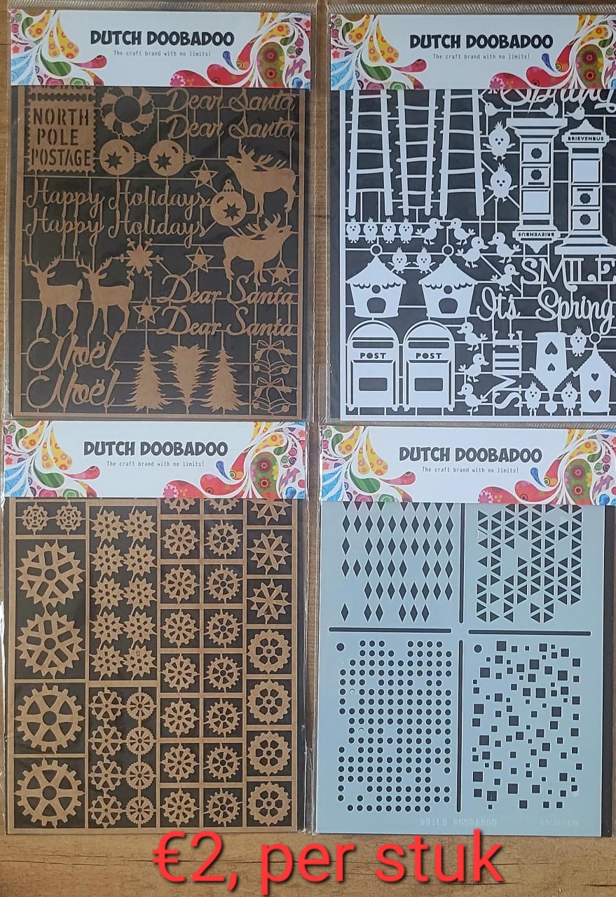 Sjabloon, stempels, Stencils   Vanaf € 0,50