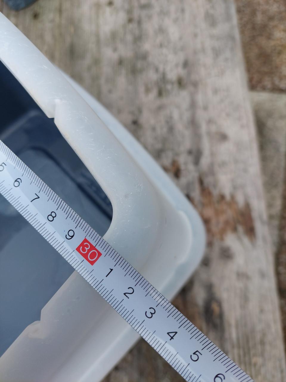 Als nieuwe kattebak antraciet/wit