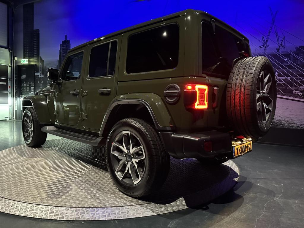 Jeep Wrangler unlimited 4xe 380 sahara *acc*camera*leer*sarge green clear c
