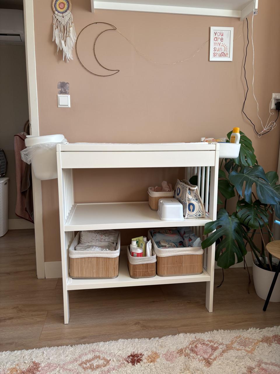 Ikea Commode Gulliver Wit met toebehoren