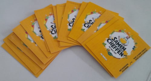 15 dichte pakjes Jumbo samen cheffen stickers.