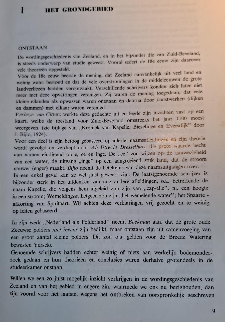 De geschiedenis van Kapelle / Kapelle ~ Biezelinge ~ Eversdijk ~ Schore