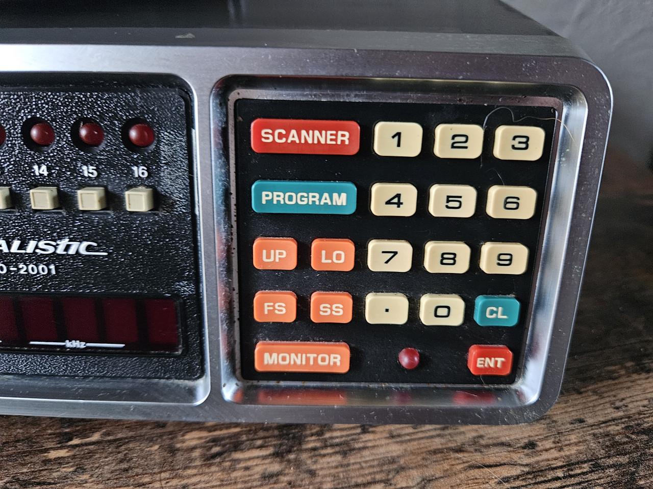 Werkende mooie Realistic PRO-2001 Digitale Scanner Ontvanger