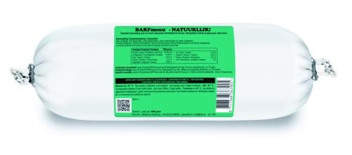 Laatste rollen op voorraad  !  Barfmenu diepvriesvoer rollen van 1000 gram