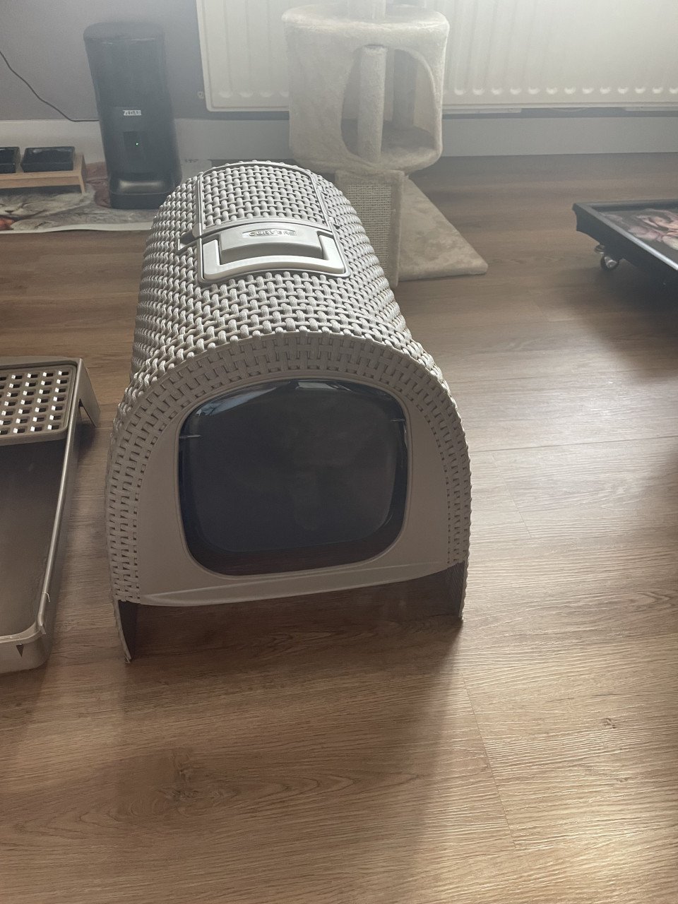 GERESERVEERD  Curver kattenbak
