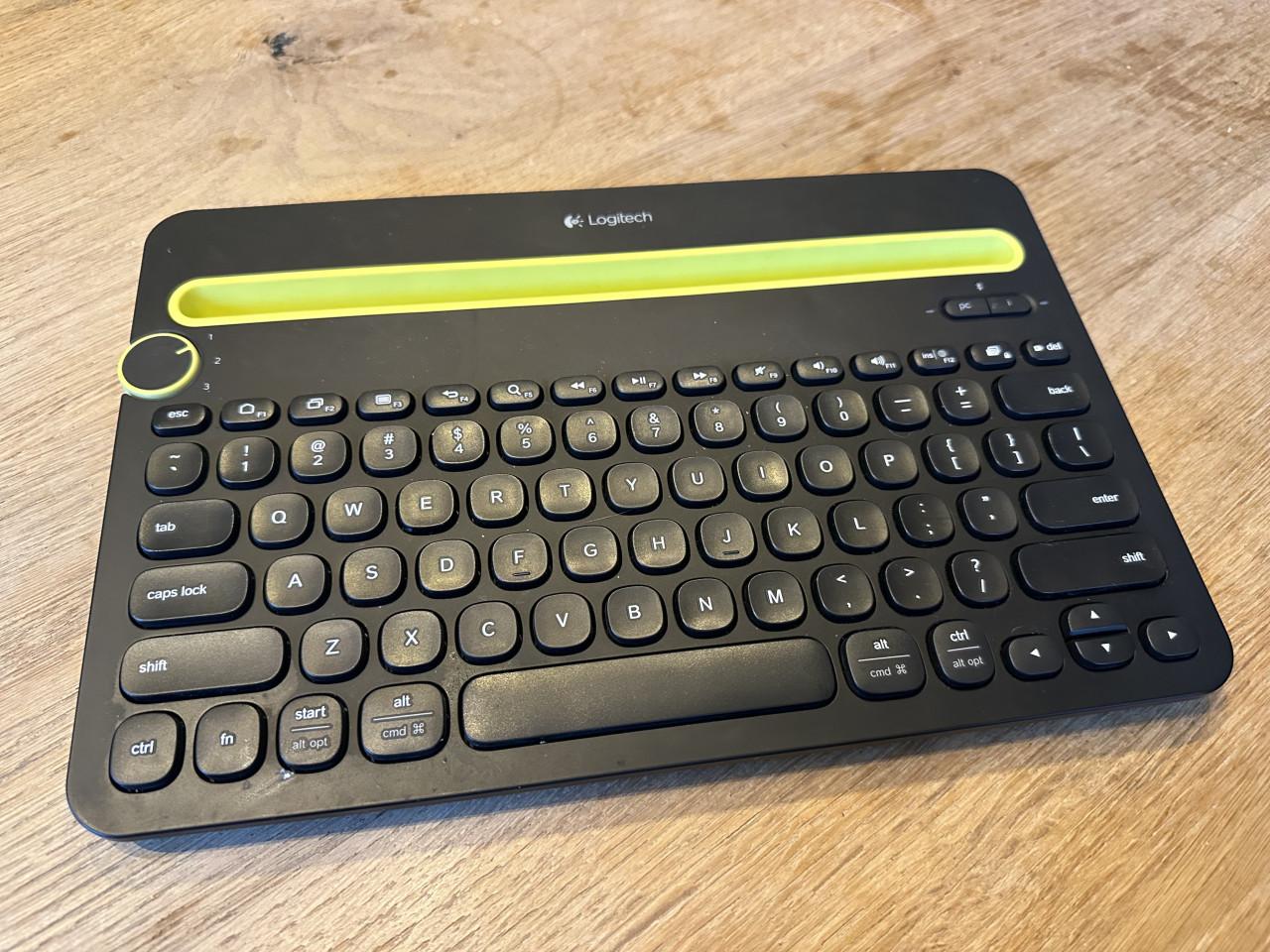 Logitech Bluetooth Multi-Device Keyboard K480 (Qwerty) Zwart