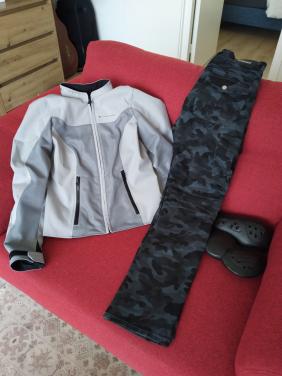 Complete motor outfit dames zomer maat 36 + helm ZGAN