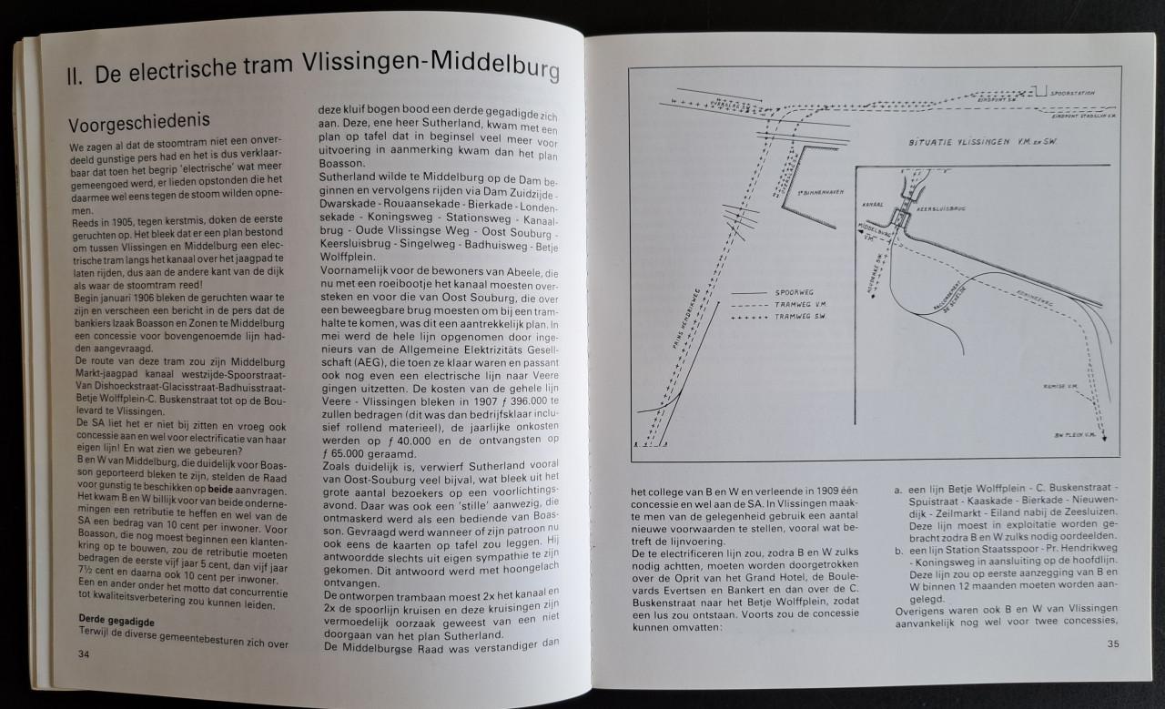 DE TRAMS OP WALCHEREN - HG Hesselink - 1981