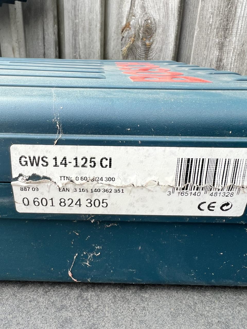 Bosch koffer voor haakse slijper + vibration control handvat