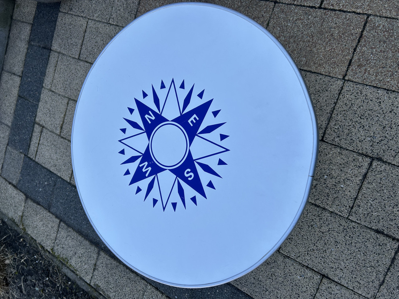 Nautische dektafel rond (Forma)