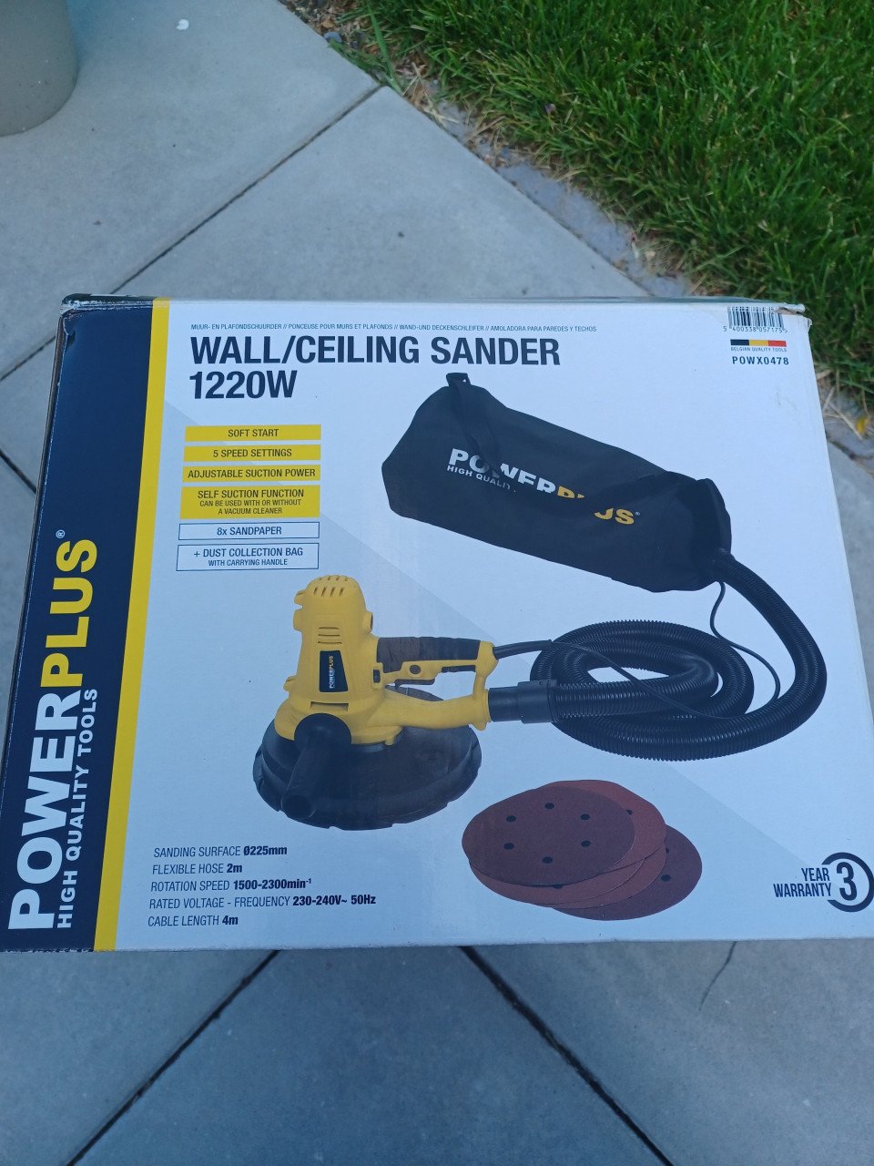 Schuurmachine voor wand en plafond