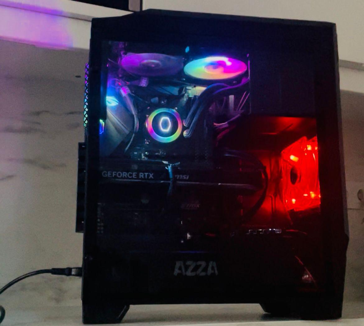 AMD Ryzen 9 High-End LIQUID COOLED Game PC - RTX 4060 Ti  - 32GB - SSD 2TB