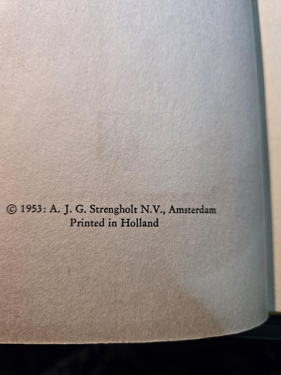 Boek: De oude man en de zee 1e druk 1953