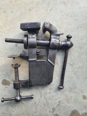 Bankschroefje vintage
