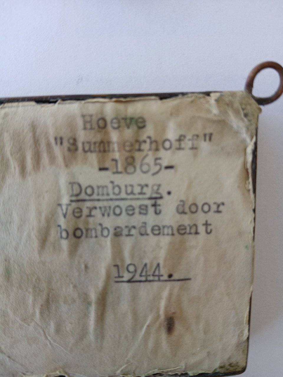 Antieke tegeltjes hoeve Summerhoff 1865 Domburg