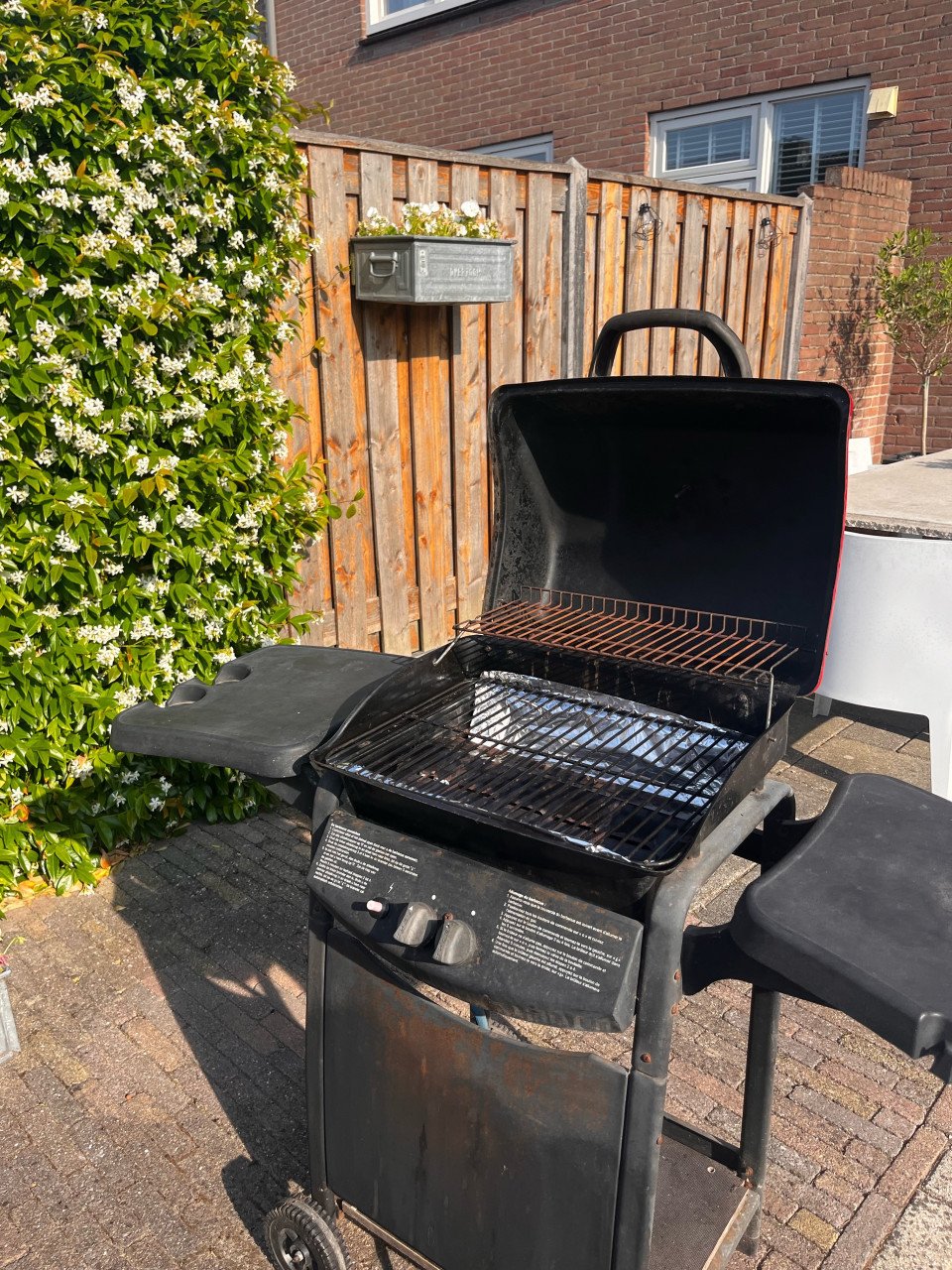 BBQ op gas