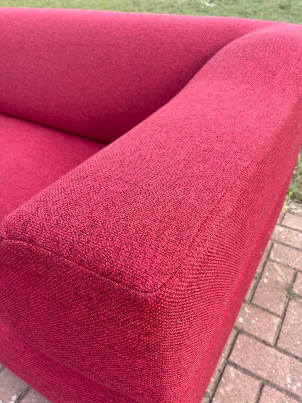 Leolux Faya Lobi stoffen hoekbank 298 cm diepe zit | Rood | ZGAN