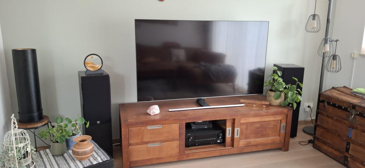 Massief houten tv meubel