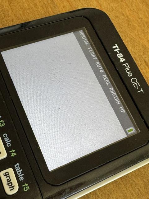 Middelbare school / wiskunde: TI 84 Plus CE-T grafische rekenmachine