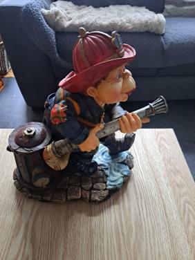 ORIGINELE BRANDWEERMAN LAAF VIJVERSPUITER