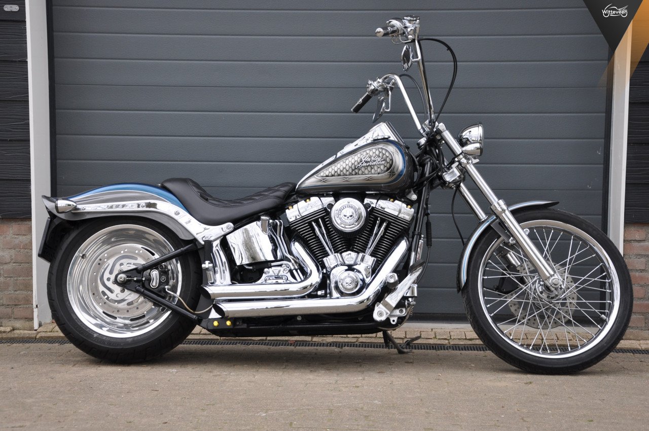 Harley Davidson FXSTC Softail Custom 96 Zeer speciale motor!