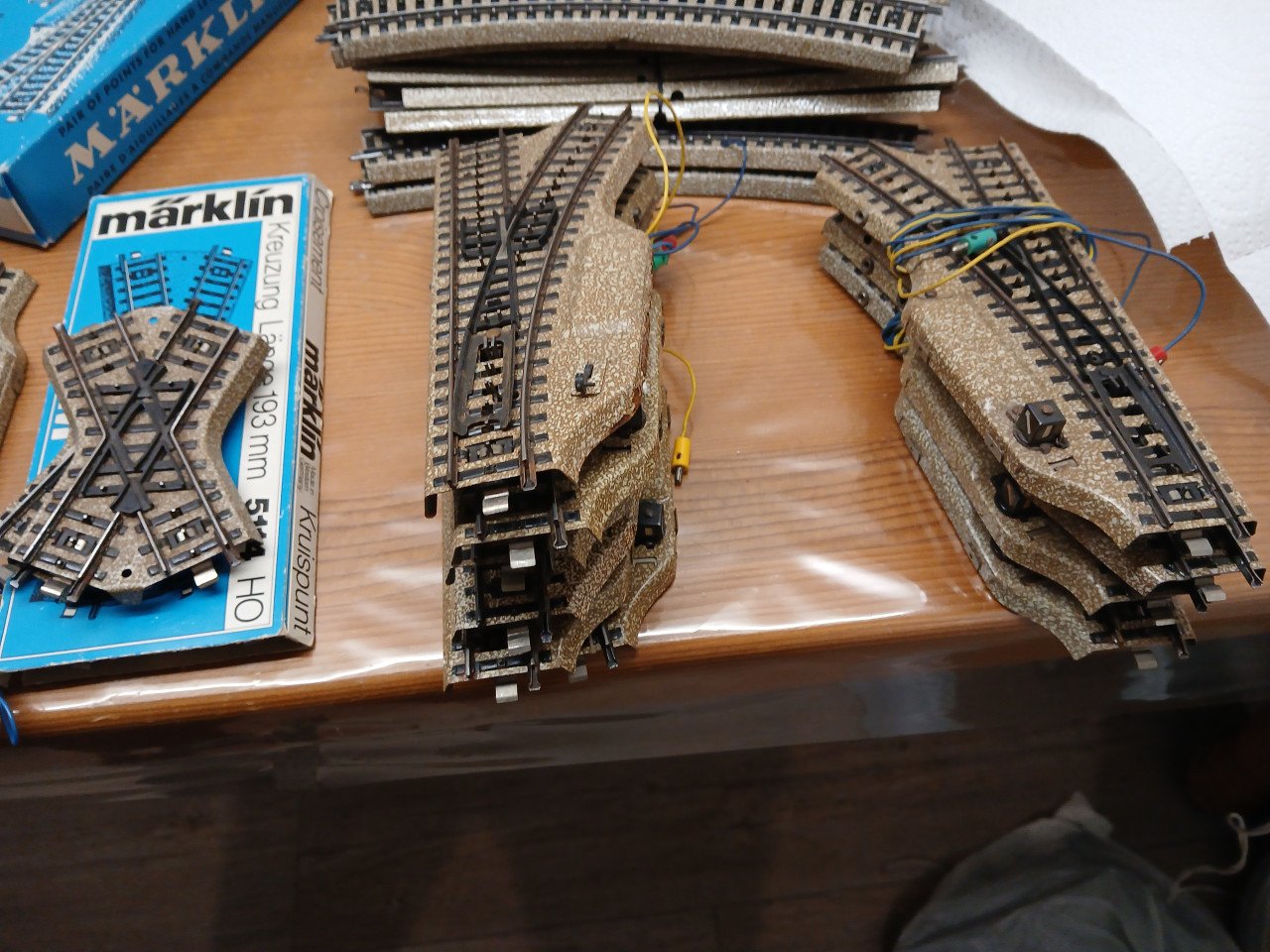 Grote partij marklin rails e.d.
