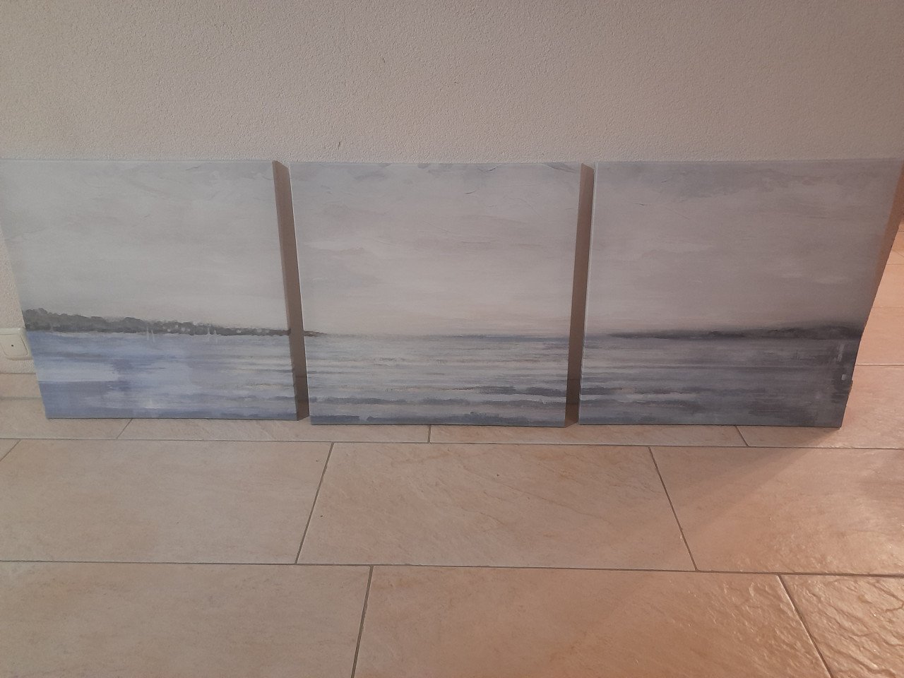 3 canvas schilderijen 56 x 56 (z.g.a.n.)  Per schilderij 56 x 56