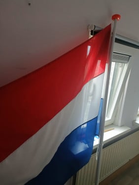 Vlag met mast