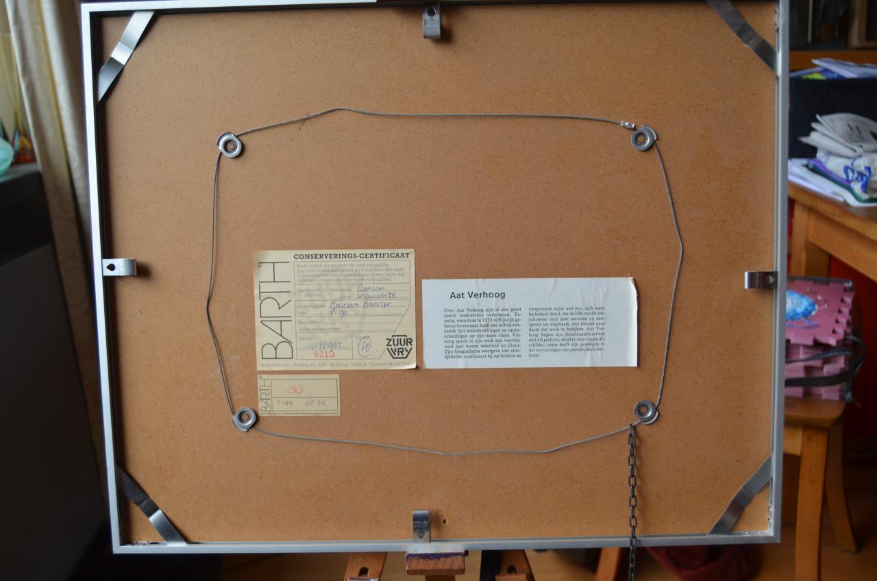 2 Etsen Aat Verhoog pendant gedrukt, gesigneerd/genummerd