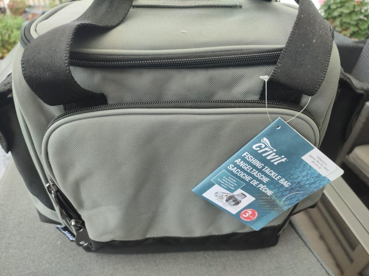 Mooie en stevige vis tas.