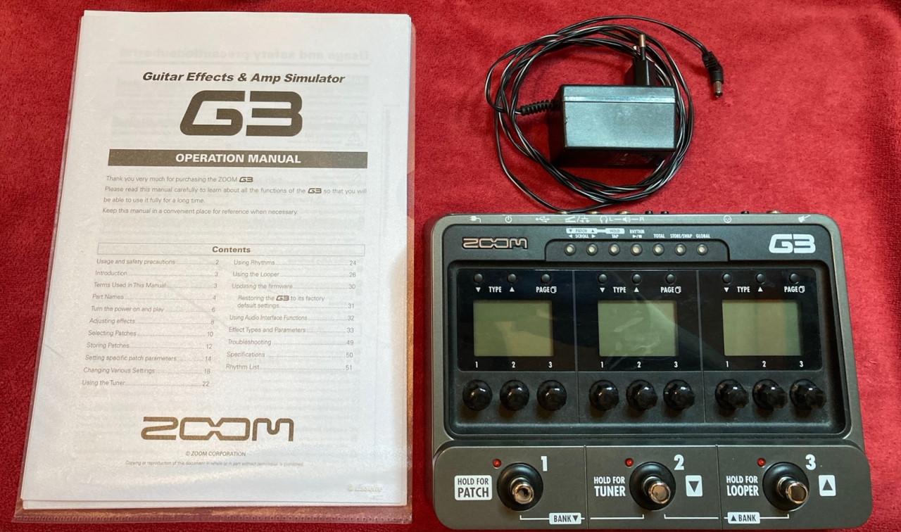 Zoom G3 Multi-effect pedaal voor gitaar of synthesizer