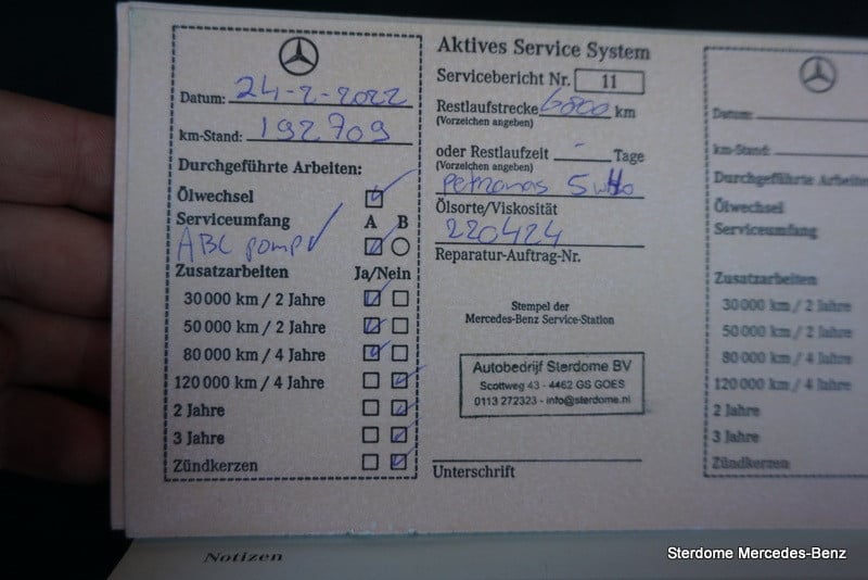 Mercedes-Benz S-klasse 500 l youngtimer l luchtvering l distronic l bi xeno