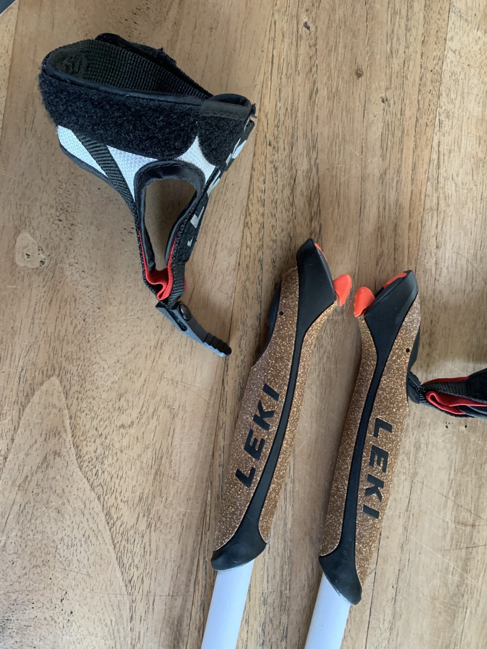 Leki supreme titanium Nordic walking stokken