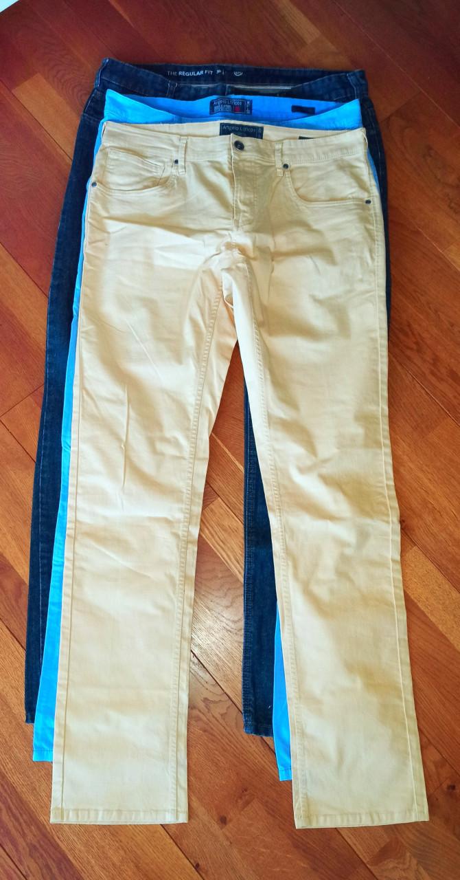 3 nieuwe/zgan herenbroeken waarvan 1 jeans - maat 38/36  & 36/36