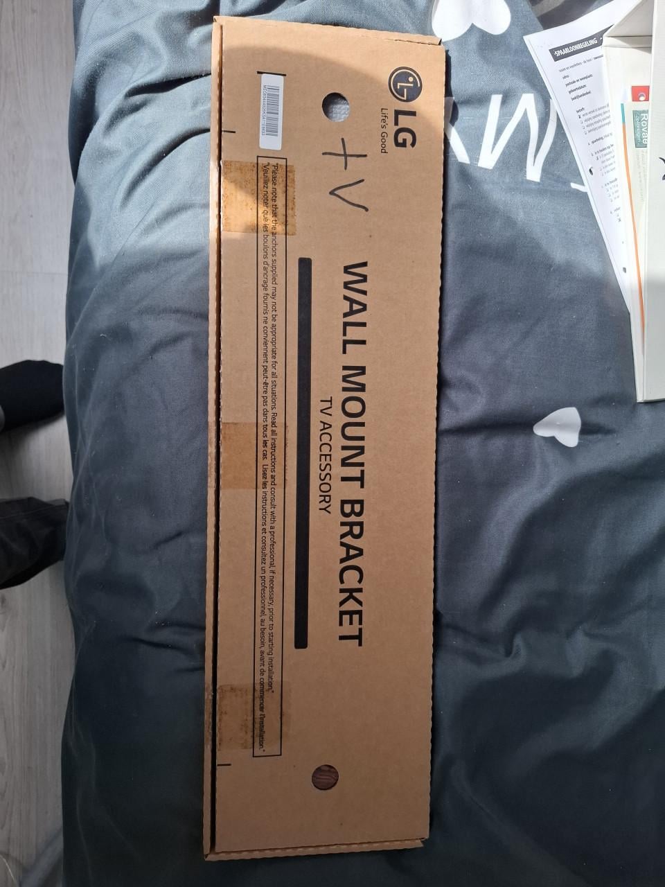 Lg tv, motorsteun, fische reader, dames motorbroek enz